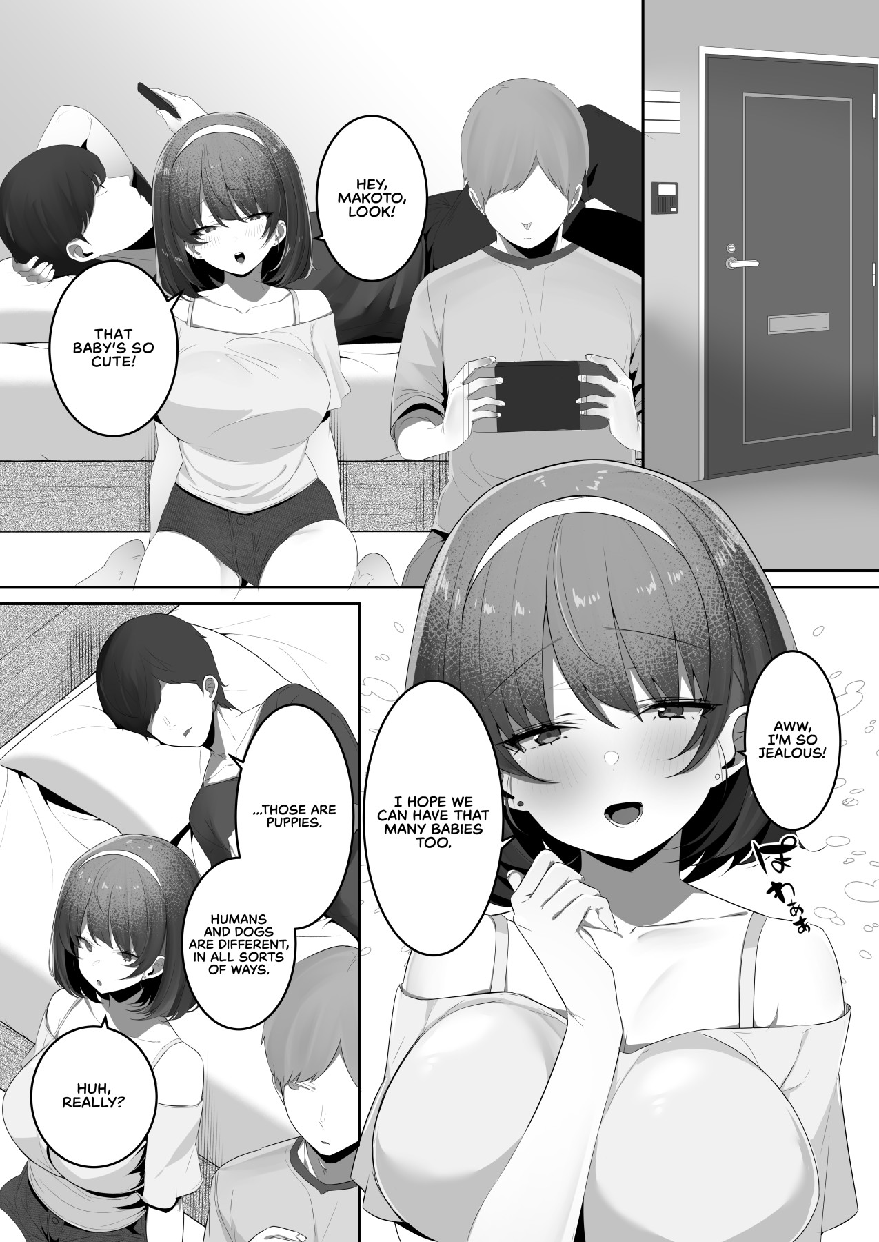 Hentai Manga Comic-A Book About stealing My Busty Childhood Friend Away From Her Boyfriend & Cumming Inside Her-Read-2